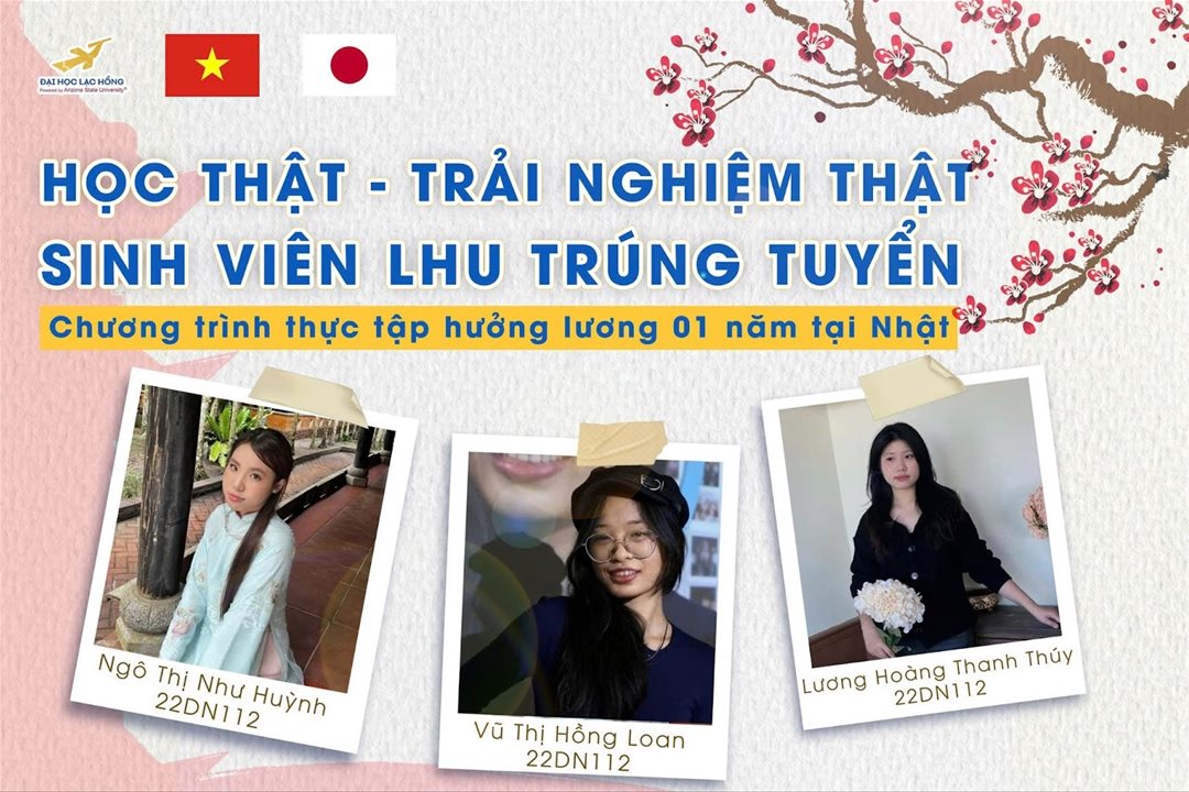 Học tại LHU làm việc tại Nhật Bản: Hội nhập không còn là khái niệm xa vời
